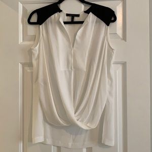 BCBG sleeveless blouse